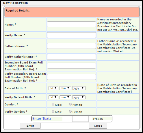 New Registration New Registration