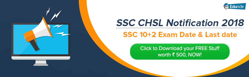 ssc chsl notification 2018