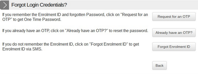 Forgot credential IIT JAM Forgot credential IIT JAM