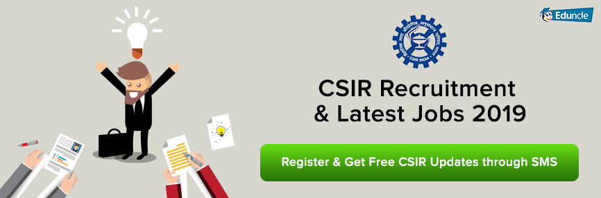 CSIR Recruitments 2019 CSIR Recruitment 2019 Banner