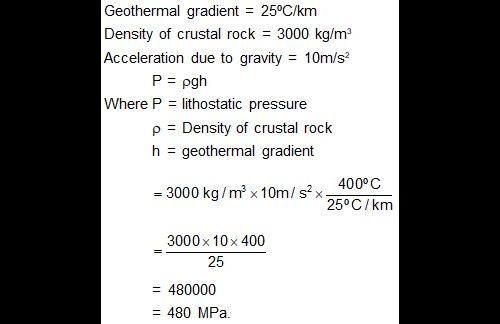Assume: (i) geothermal gradient = 25 ?C/km in the crust, (ii) density ...