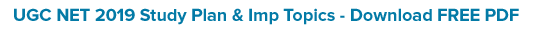Download UGC NET Study Plan