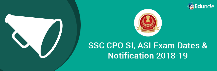 SSC CPO Notification SSC CPO Notification