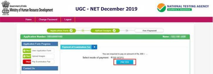 UGC NET Apply Online - Step 4 UGC NET Apply Online - Step 4