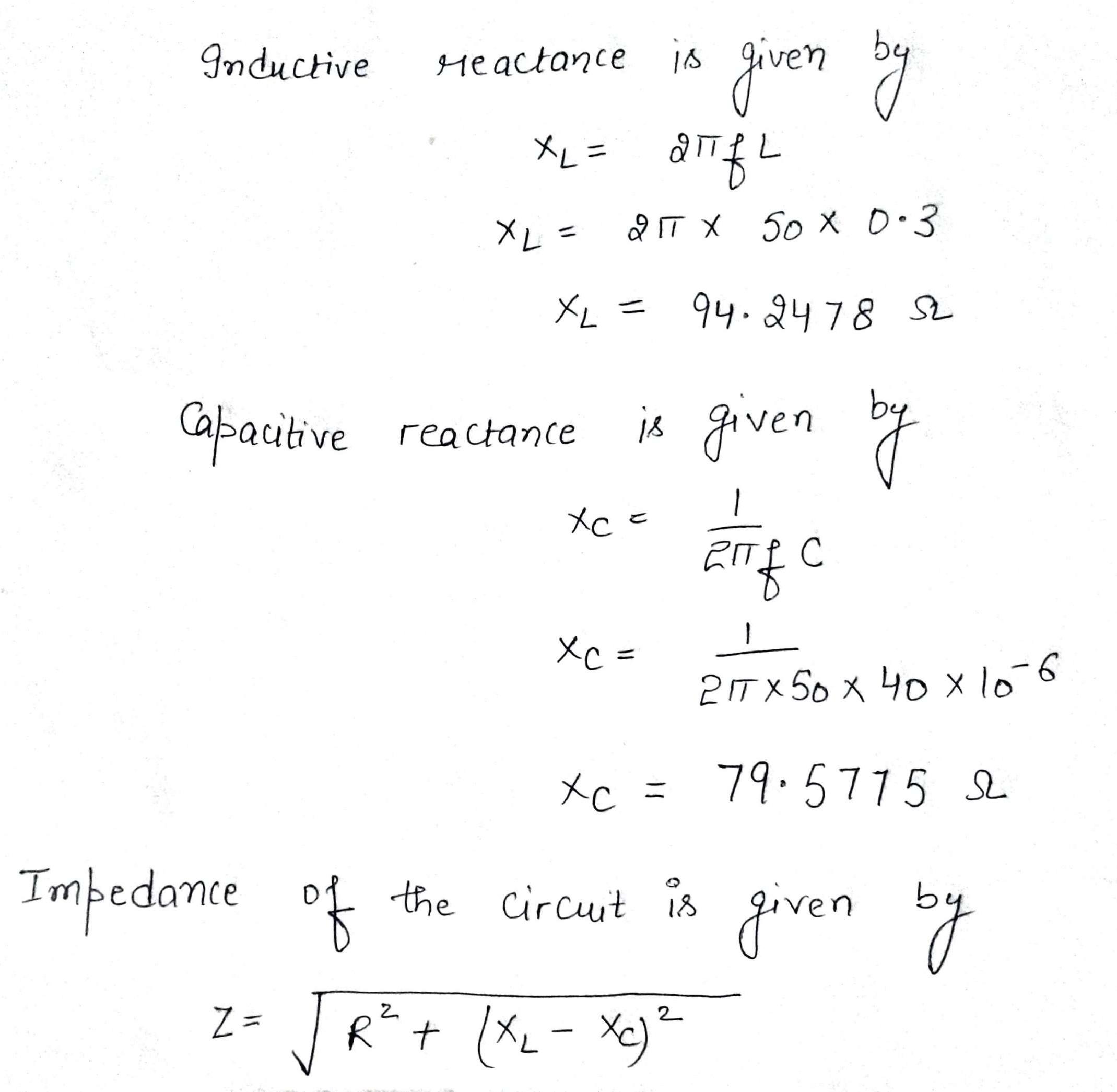 Wb ** 11. a circuit consists of a noninductive resistance of 50 ohms