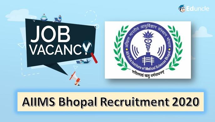 AIIMS Bhopal Announces Job Vacancy for the post of JRF