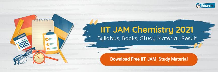 IIT JAM Chemistry IIT JAM Chemistry