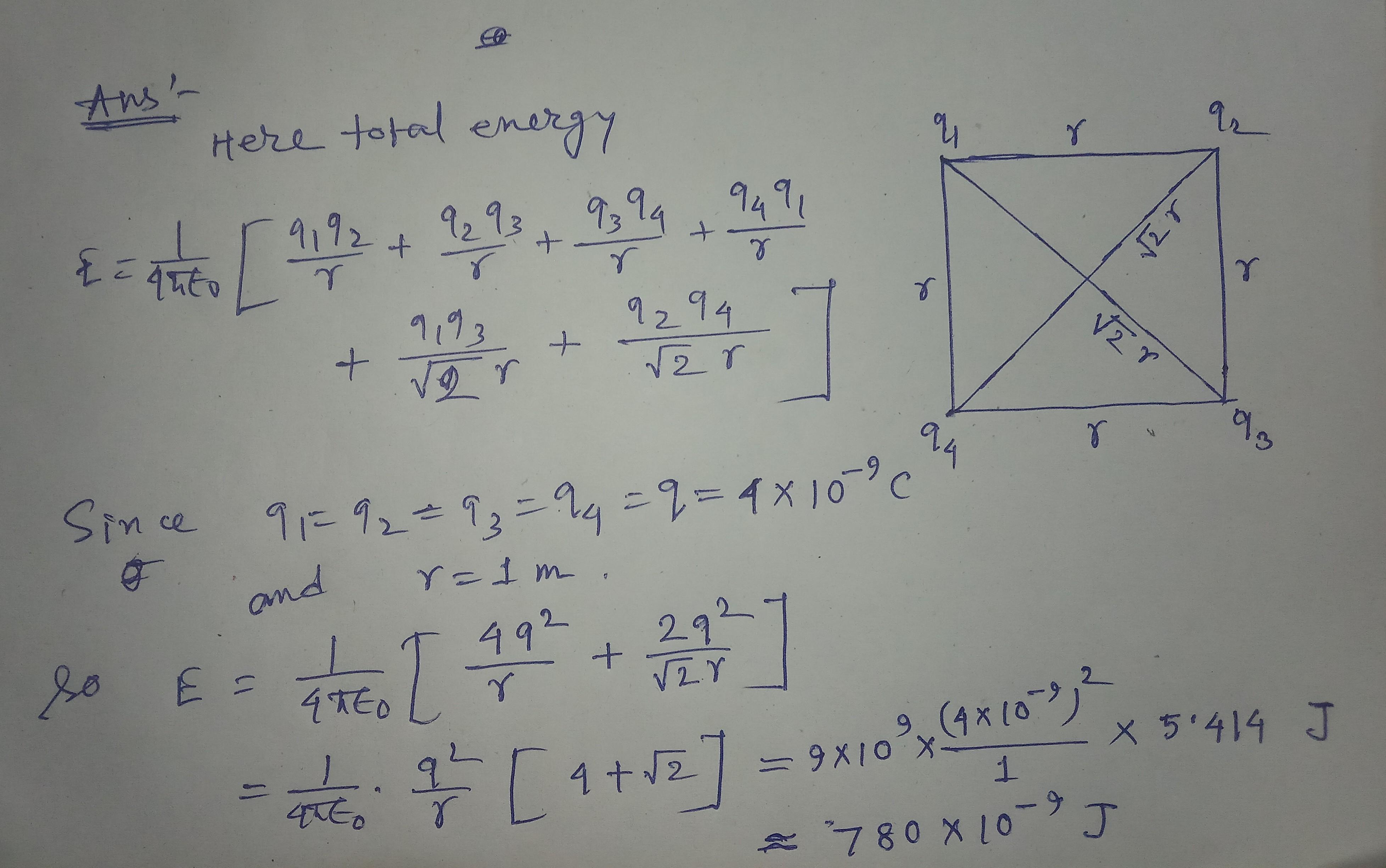 Calculation of total energy