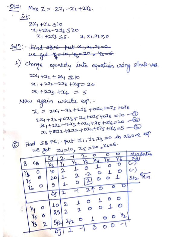 (june 2 computer science & applic eduncle.comn 37. consider an lpp ...