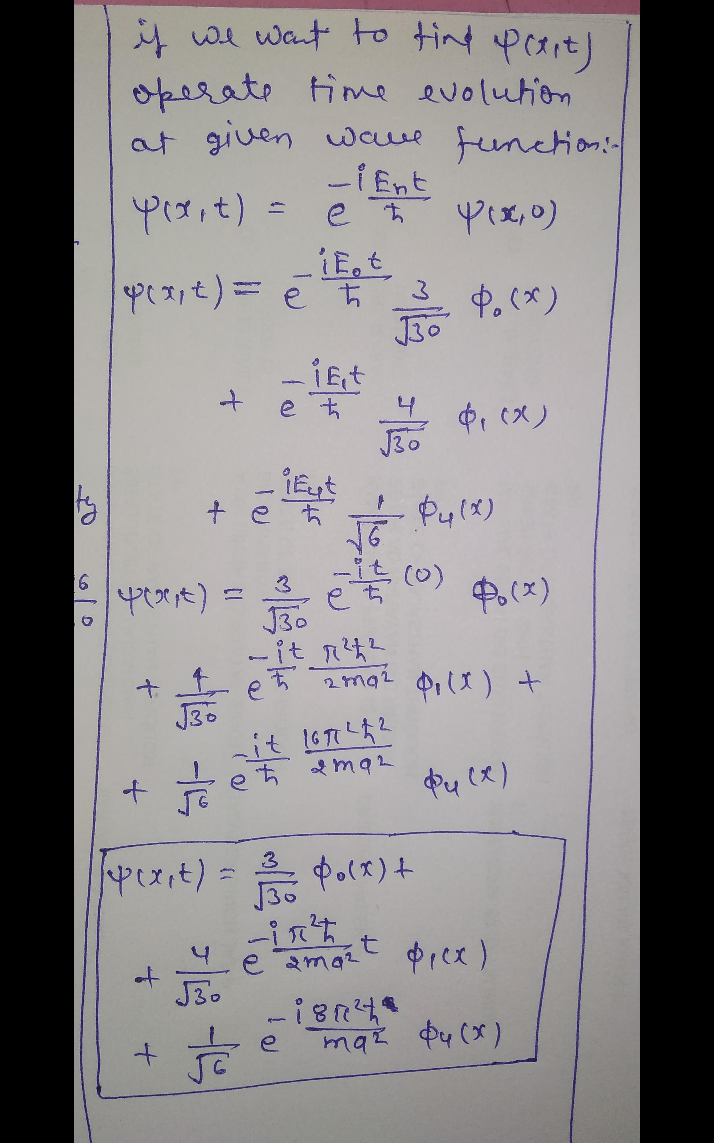 Quantum mechanics problem