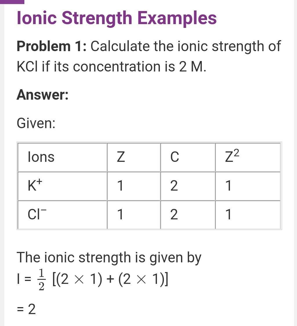 17. the ionic strength of a solution containing 0.02 m na,so, and 0.01