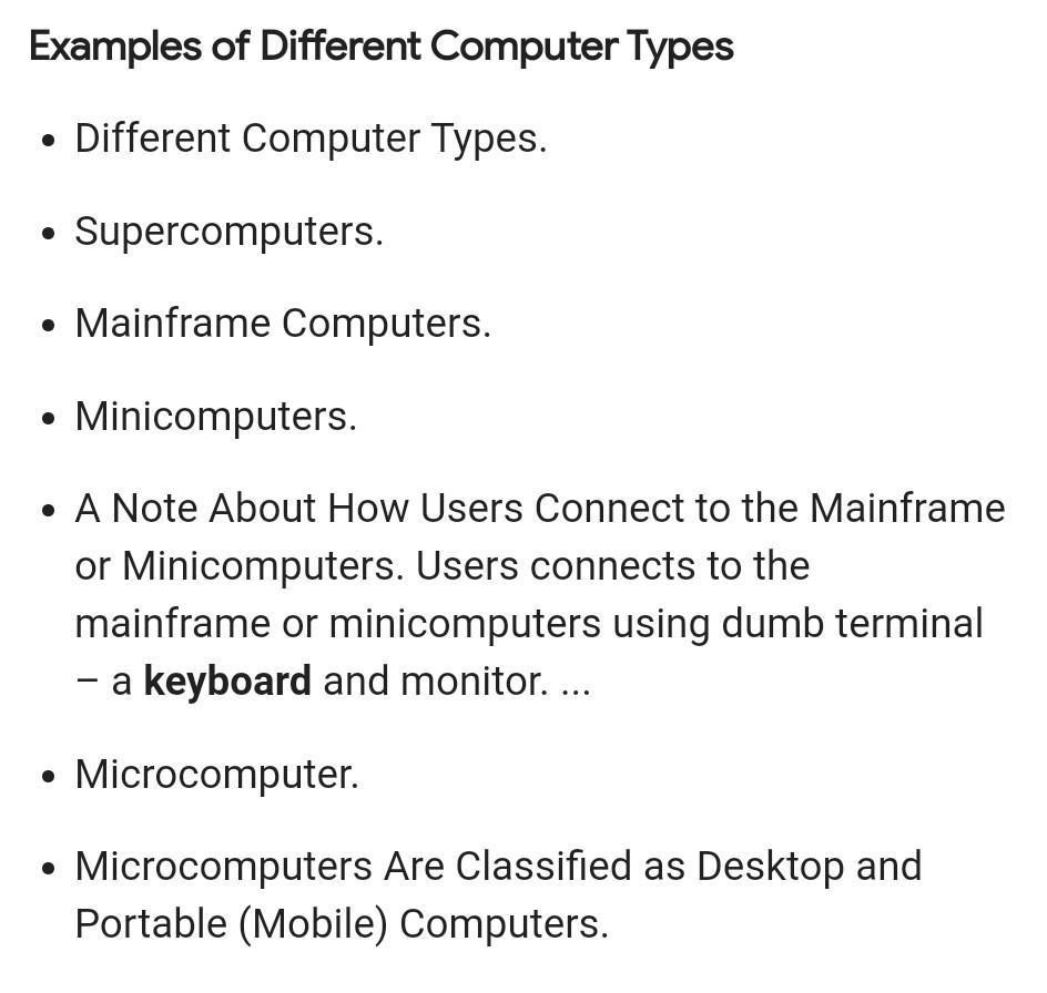 What is computer? give example also