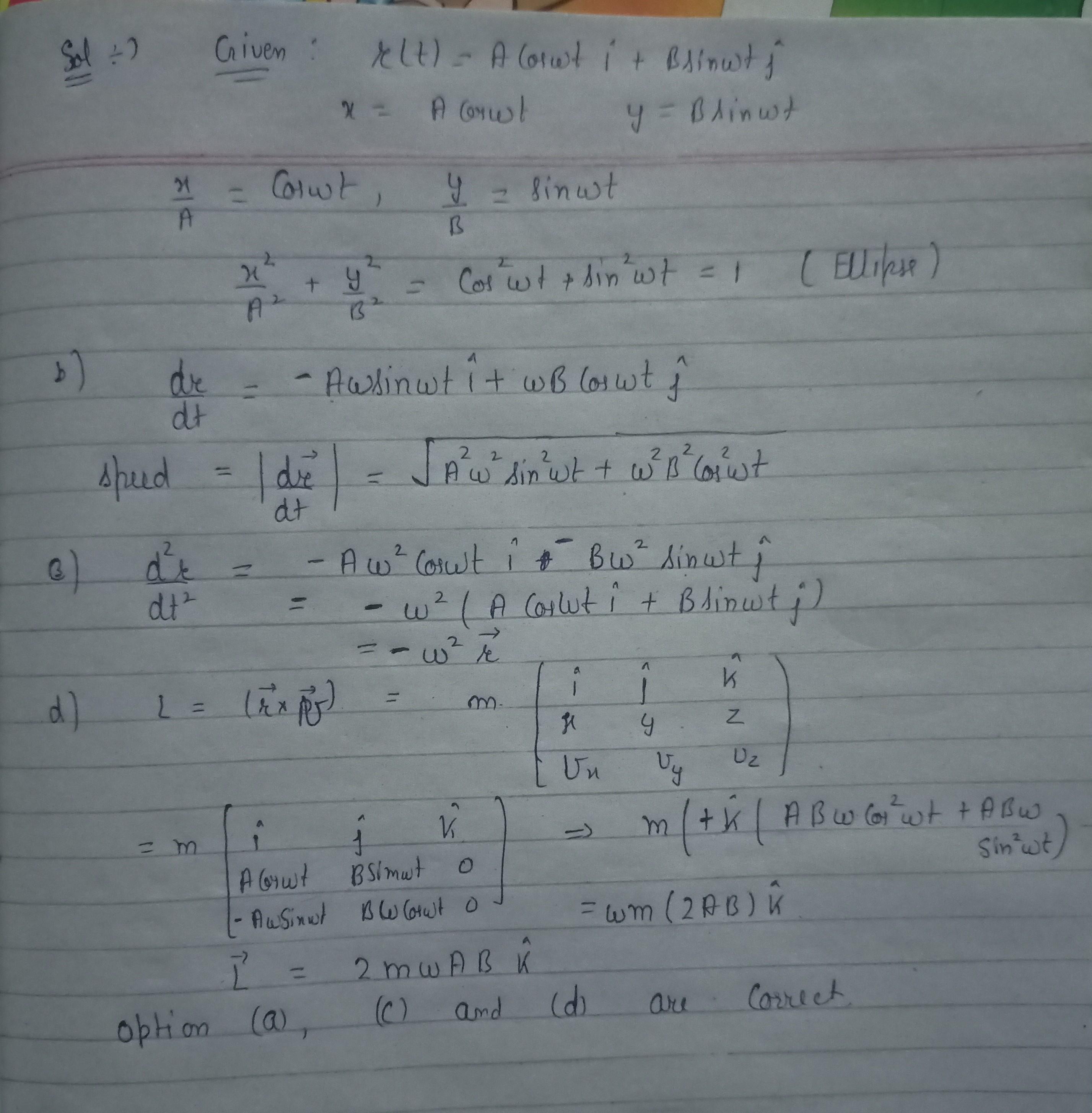 30. mech. please someone explain this problem briefly?