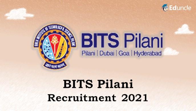  Vacancy Announced by BITS Pilani Hyderabad Campus for JRF