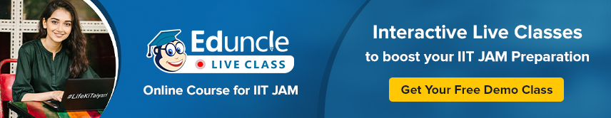 IIT JAM Live Classes