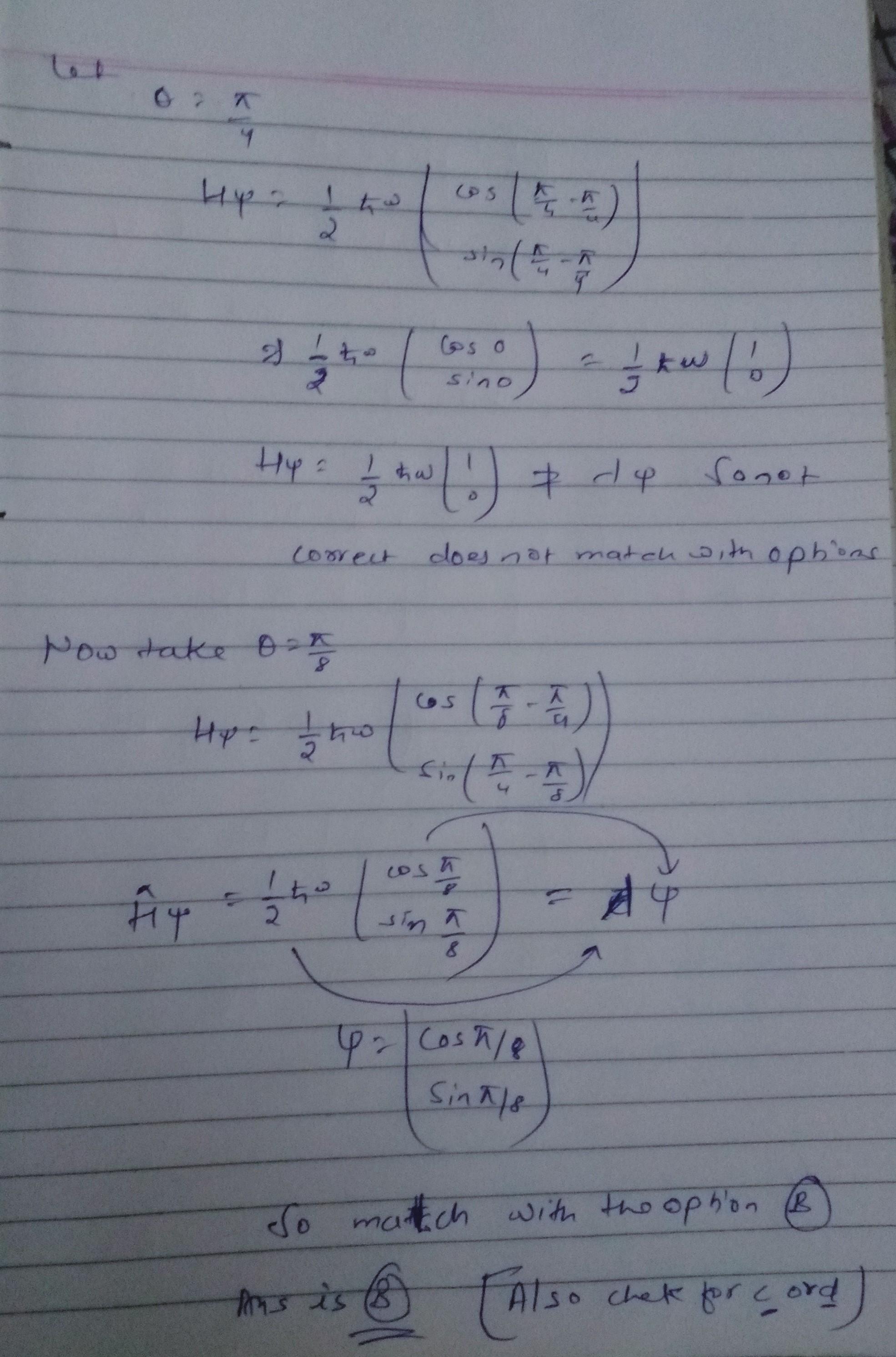 57. the hamiltonian of a twolevel quantum system is h ho . a possible