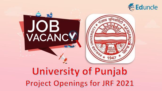 Job vacancy for the Post of JRF at Punjab Agricultural University