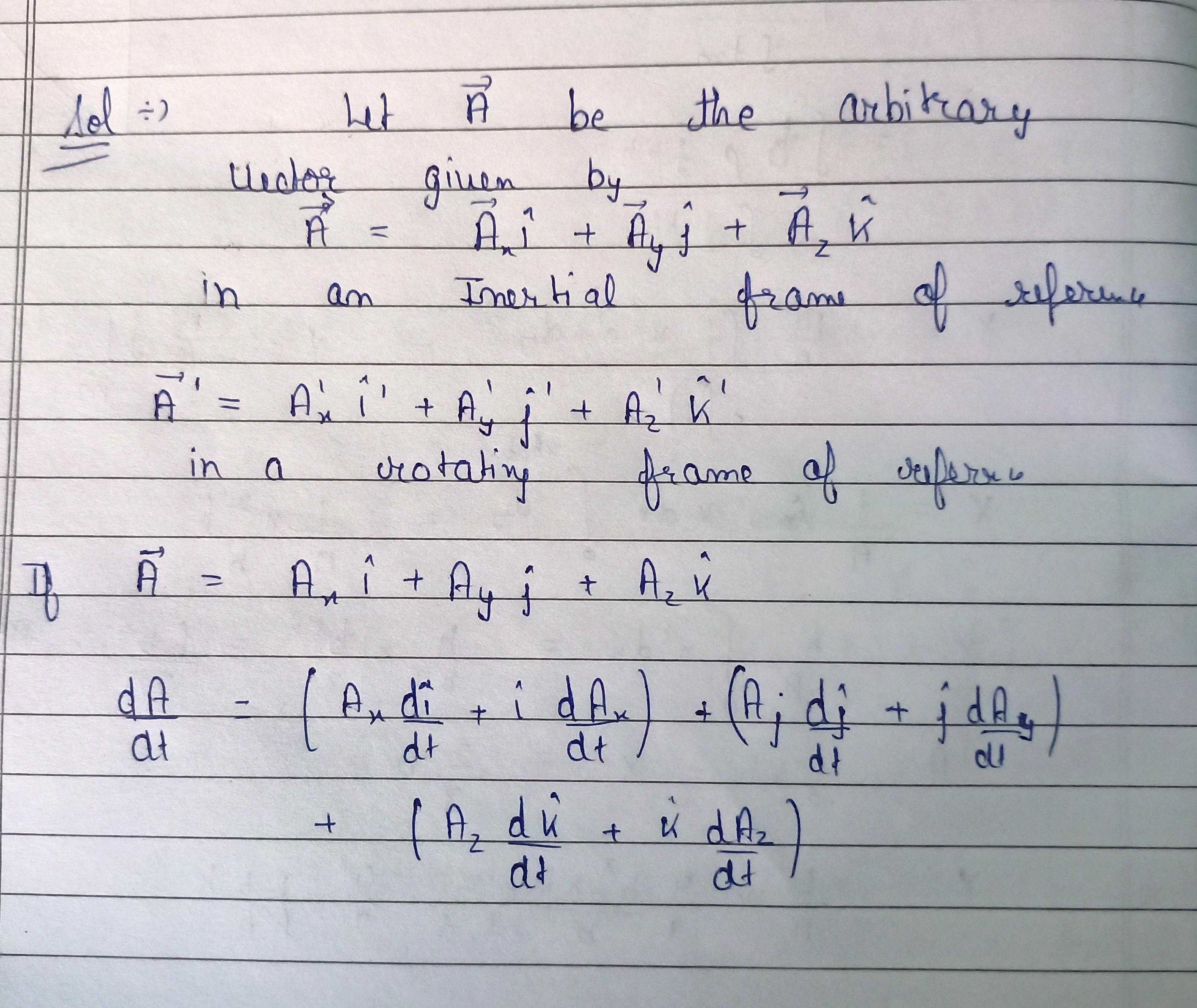 19. a frame of reference s' is rotating with constant angular velocity ...
