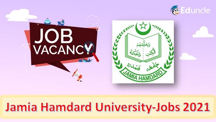Apply Now! JRF Vacancy Announced by Jamia Hamdard University
