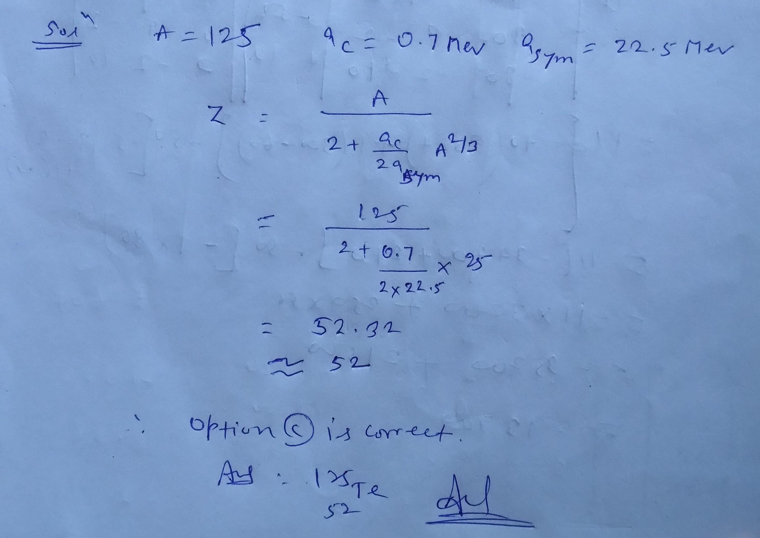 75-of-the-nuclei-of-mass-number-a-125-the-binding-energy