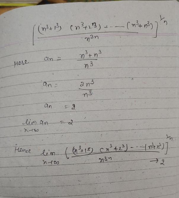 73. find the limiting value of n +1r+2 )or+3).-r + when 3n n n tends to ...