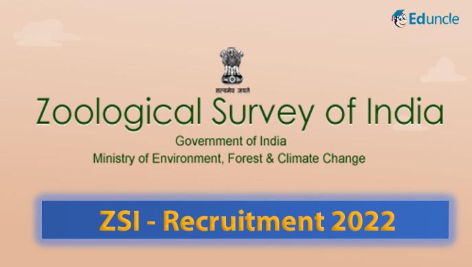 Apply Now! For the post of Junior Research Fellowship at Zoological Survey of India