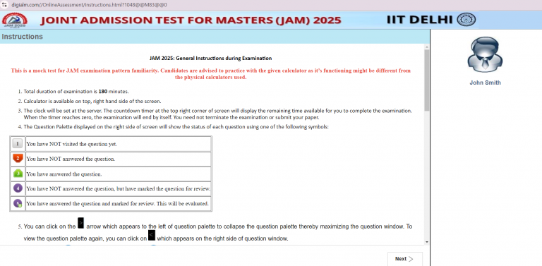 IIT JAM Mock Test official IIT JAM Mock Test official